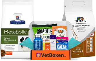 Box of fun & dogfood