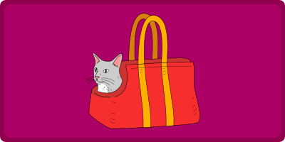 Kattetransporttasker og kasser