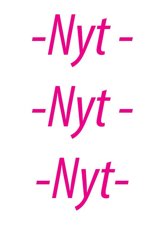 Nyt på hylderne - her har vi samlet alt det allernyeste!