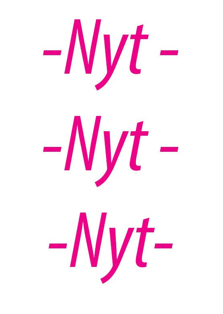Nyt på hylderne - her har vi samlet alt det allernyeste!
