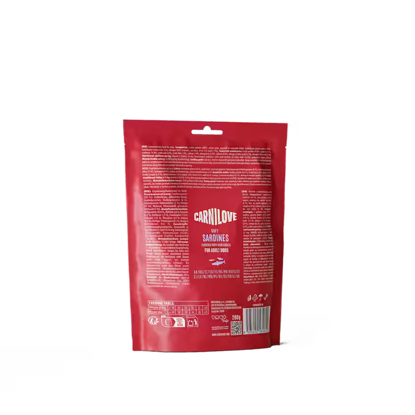 Hundegodbidder Soft med sardiner fra Carnilove - Korn- & Glutenfri