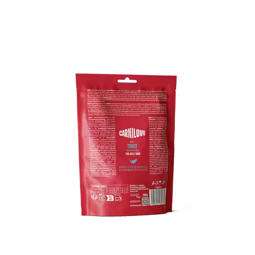 Hundegodbidder Soft med Ørred fra Carnilove - Korn- & Glutenfri