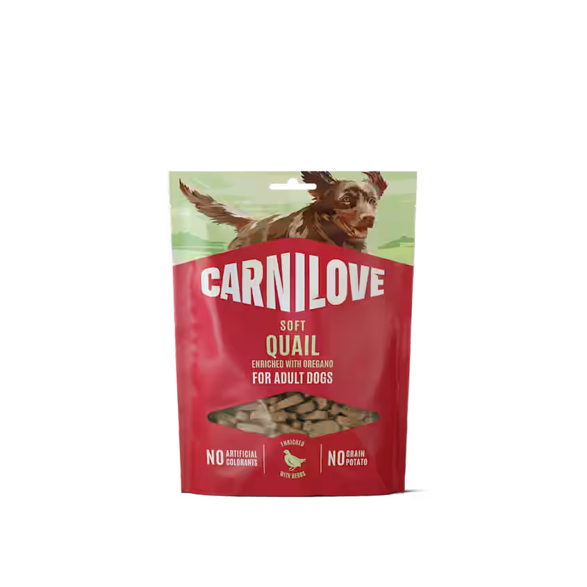 Hundegodbidder Soft med Vagtel fra Carnilove - Korn- & Glutenfri
