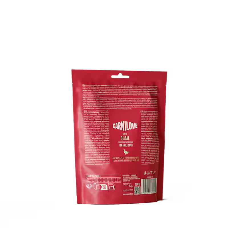 Hundegodbidder Soft med Vagtel fra Carnilove - Korn- & Glutenfri
