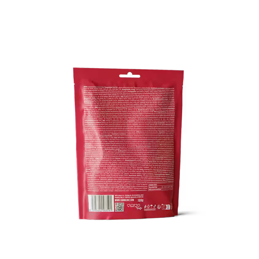 Hundegodbidder Jerky med Okse fra Carnilove - Korn- & Glutenfri