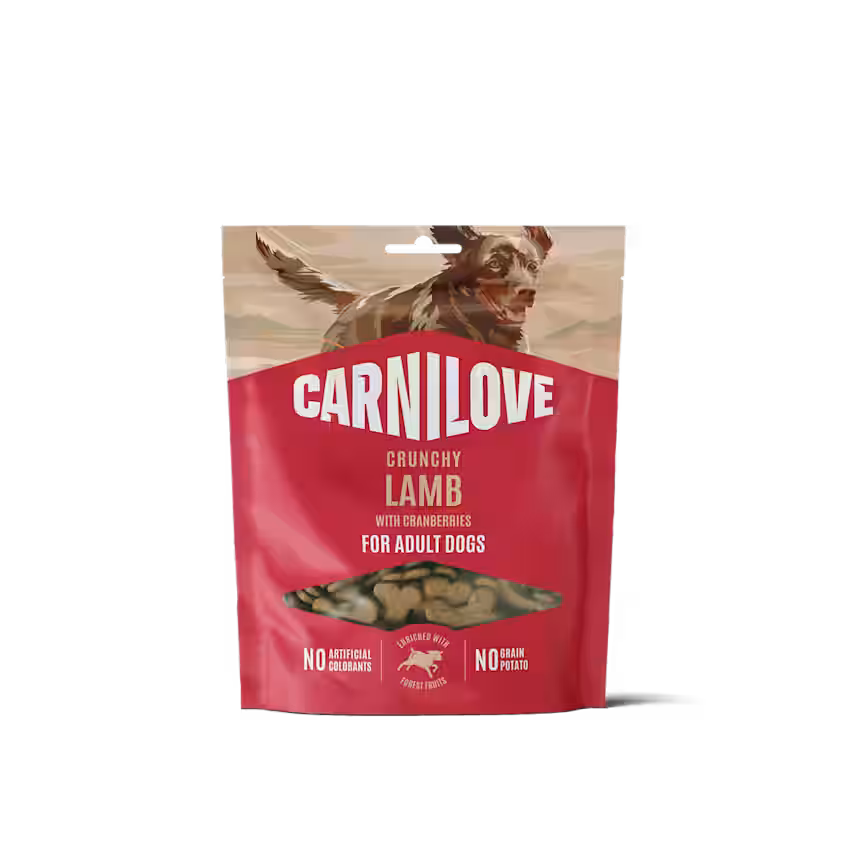 Hundegodbidder Crunchy med lam fra Carnilove - Korn- & Glutenfri