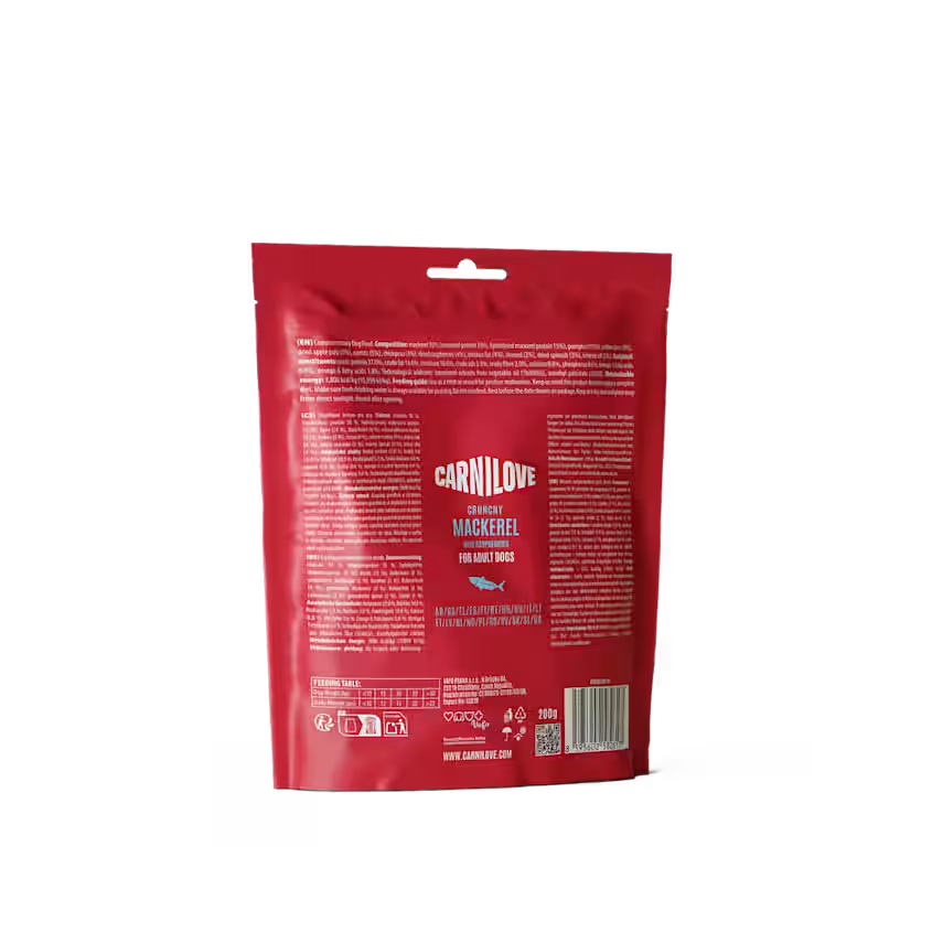 Hundegodbidder Crunchy med Makrel fra Carnilove - Korn- & Glutenfri