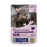 12 stk. Bozita med Kalkun i portionsposer af 85g – Bidder i Sovs