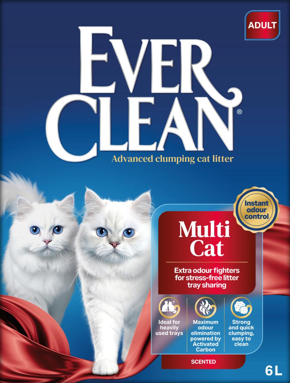 Kattegrus, Ever Clean 10 liter (stor)- klik på at vælge flere varianter