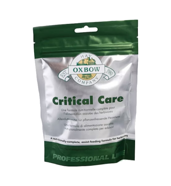 141 g - OXBOW CRITICAL CARE. Tilskudsfoder til kaniner og andre gnavere