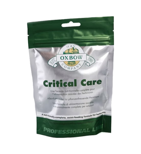 141 g - OXBOW CRITICAL CARE. Tilskudsfoder til kaniner og andre gnavere