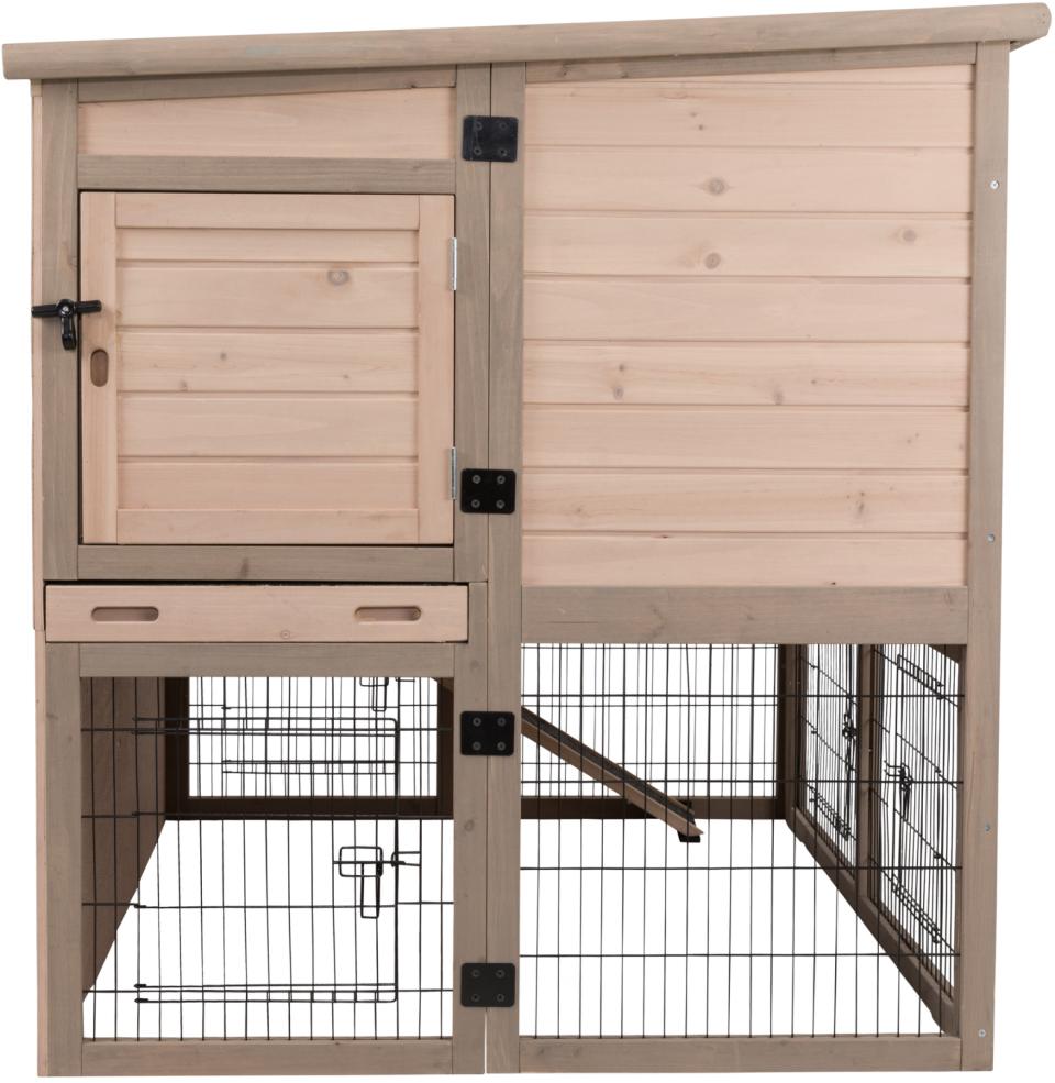 Udendørs Dobbelt isoleret kaninbur XL- B:120 x H:98 x L94 cm - Leveret gratis lige til døren (Copy)