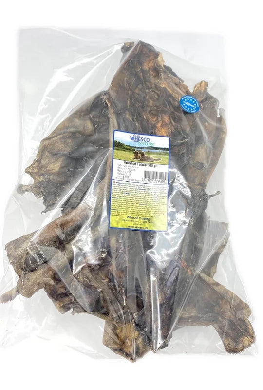 Kødben til Hunde, hestehud plader 500g - naturligt & allergivenligt