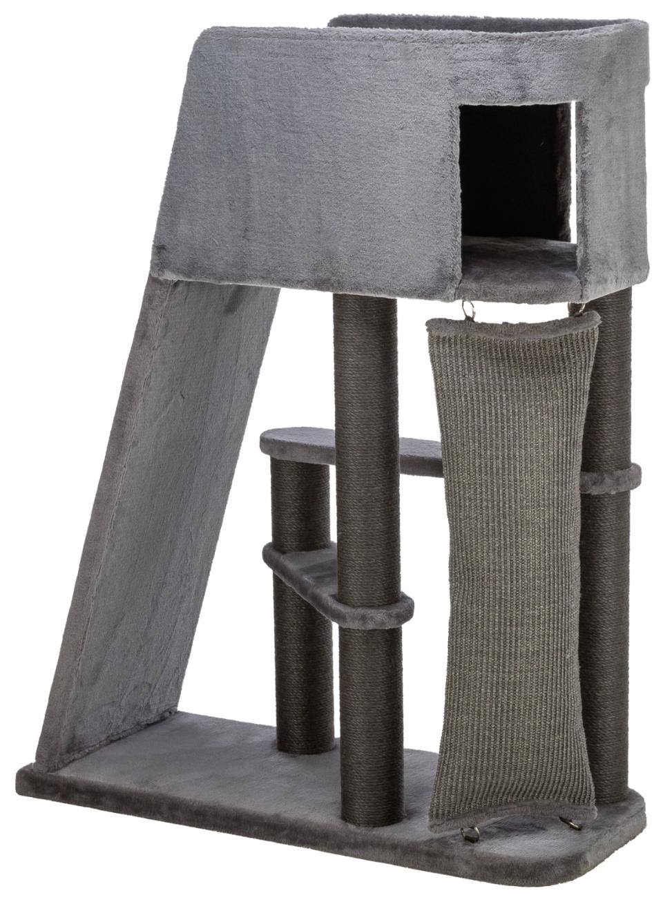 Kradsetårn Active højde 122 cm, med klatrerampe