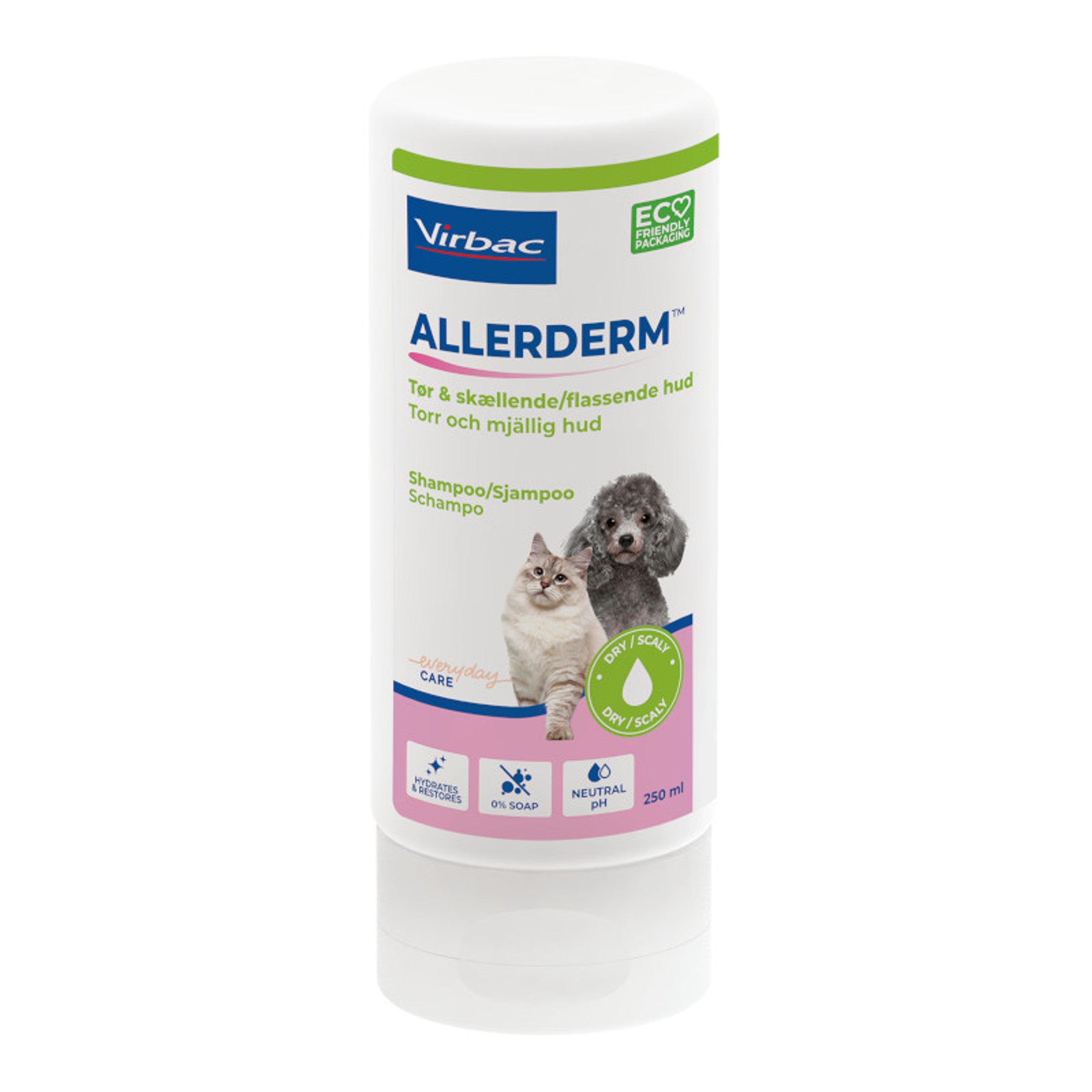 Allerderm Tør & Skællende Hud shampoo 250 ml