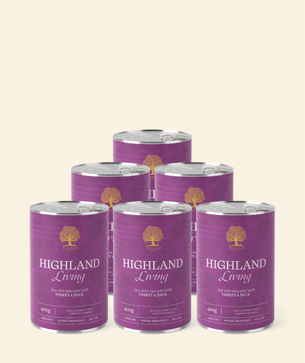 Vådfoder fra Essential til Hunde - Highland (And & Kalkun)