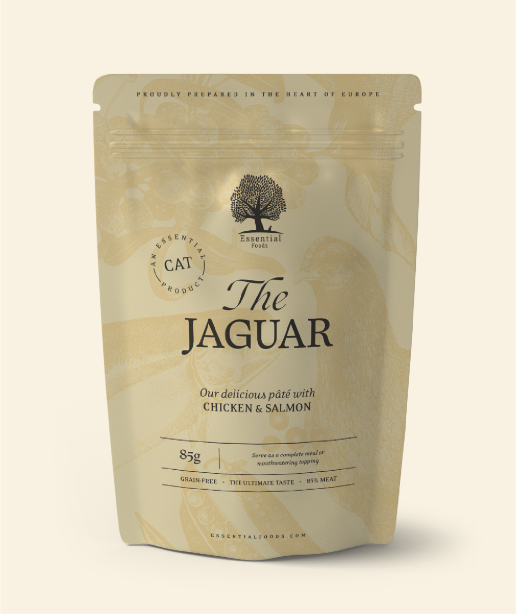 Vådfoder til katte, The Jaguar fra Essential, kornfrit med 85% kød