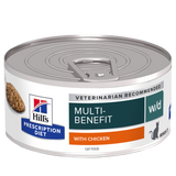 Hill's PRESCRIPTION DIET w/d Multi-Benefit kattefoder med kylling - 156g