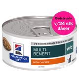 Hill's PRESCRIPTION DIET w/d Multi-Benefit kattefoder med kylling - 156g