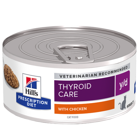 Hill's PRESCRIPTION DIET y/d Thyroid Care vådfoder til katte 156g dåse