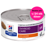 Hill's PRESCRIPTION DIET y/d Thyroid Care kattefoder med kylling – 156g | KORT DATO 12/2025
