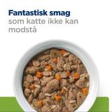Hill's Prescription Diet Metabolic Stew kattefoder med kylling & grøntsager 82g dåse