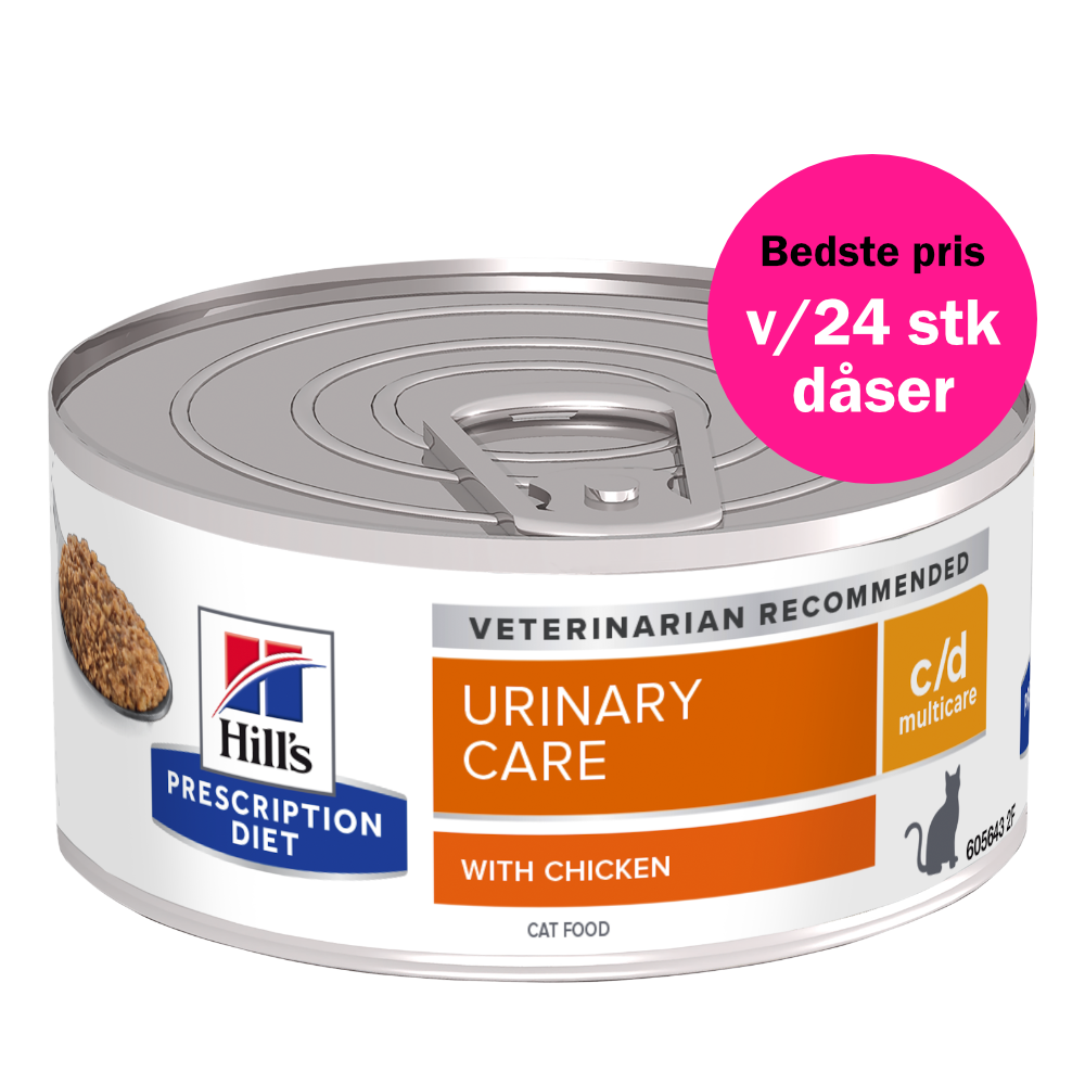 Hill's PRESCRIPTION DIET c/d Multicare Urinary Care kattefoder med kylling - 156g