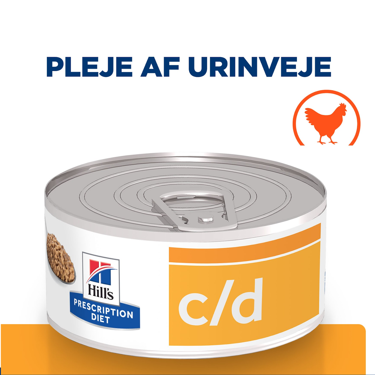 Hill's PRESCRIPTION DIET c/d Multicare Urinary Care kattefoder med kylling - 156g