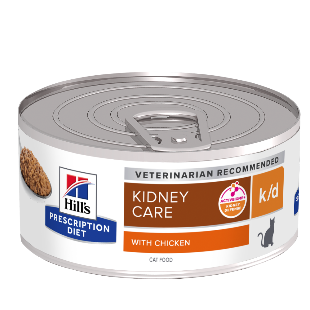 Hill's Prescription Diet k/d vådfoder til katte med kylling - 156 g