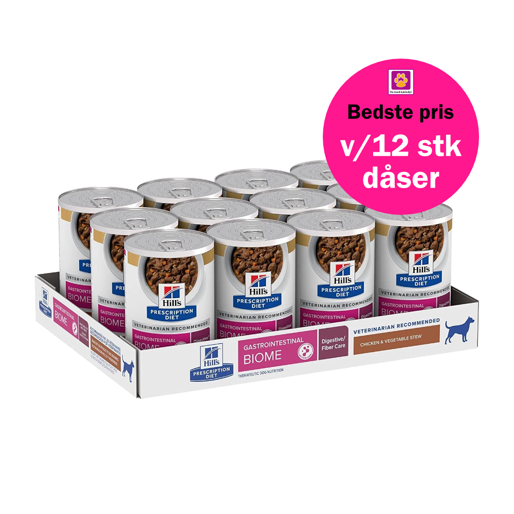 Hill's PRESCRIPTION DIET - Gastrointestinal Biome til hunde, Stew med kylling og gulerødder