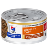 Hill's Prescription Diet c/d Multicare Stress Stew kattefoder med kylling og tilsatte grøntsager