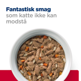 Hill's Prescription Diet c/d Multicare Stress Stew kattefoder med kylling og tilsatte grøntsager