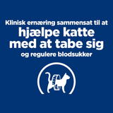Hill's PRESCRIPTION DIET m/d Diabetes Care vådfoder til katte med lever 156g dåse