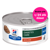 Hill's PRESCRIPTION DIET m/d Diabetes Care vådfoder til katte med lever 156g dåse