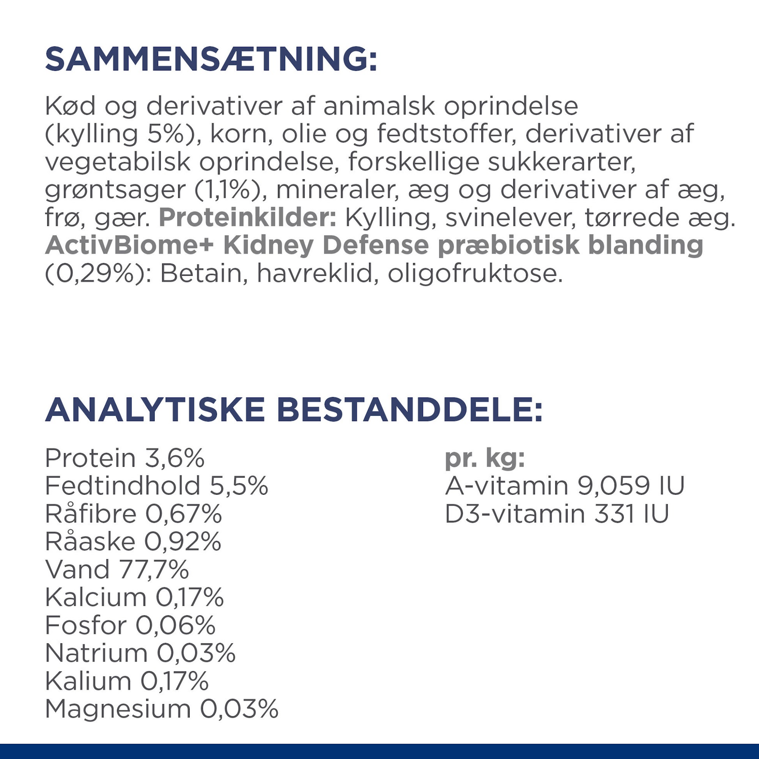 Hill's PRESCRIPTION DIET k/d Kidney Care Stew hundefoder med kylling og tilsatte grøntsager