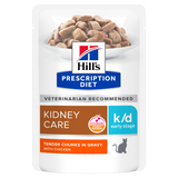 Hill’s PRESCRIPTION DIET k/d Early Stage vådfoder til katte med kylling - Nyrepleje i tidligt stadie