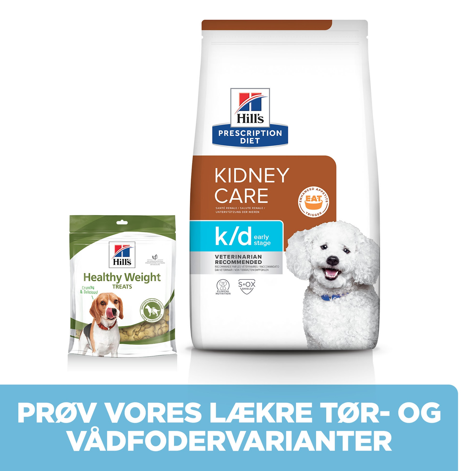 Hill’s Prescription Diet k/d Early Stage hundefoder til hunde med tidlige tegn på nyrelidelser