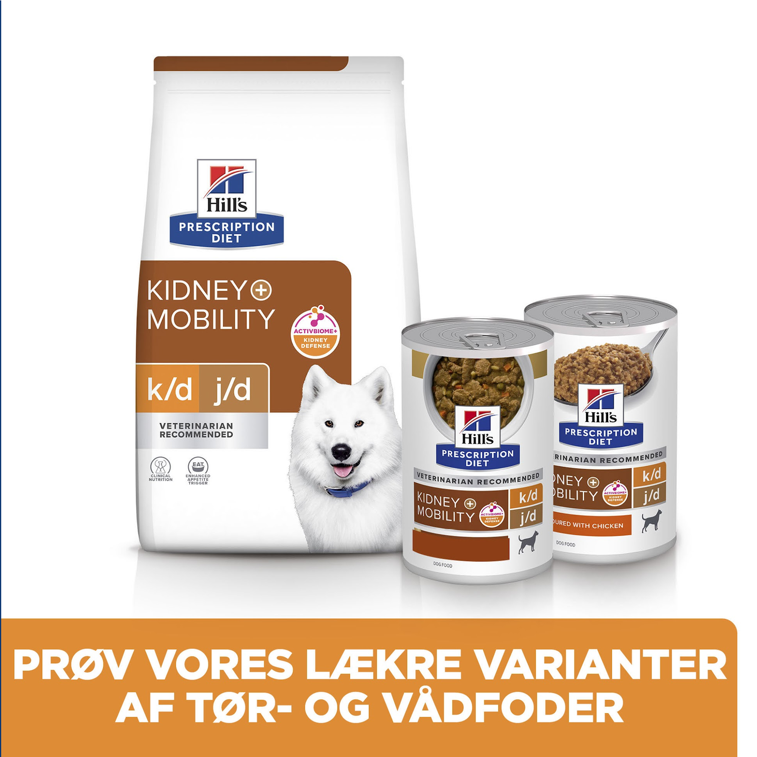 Hill's PRESCRIPTION DIET k/d + Mobility tørfoder til hunde med kylling