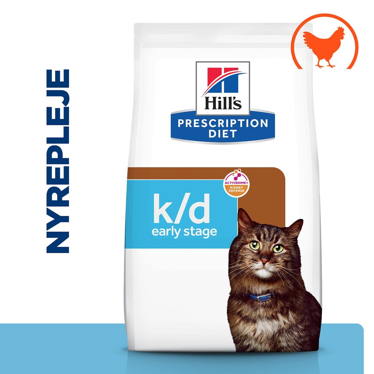 Hill’s PRESCRIPTION DIET k/d Early Stage tørfoder til katte med kylling - Nyrepleje i tidligt stadie