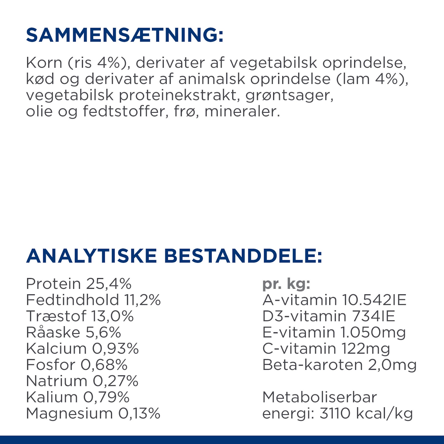 Hill’s Prescription Diet Metabolic Lam & Ris | Effektiv vægttab & vægtkontrol til hunde