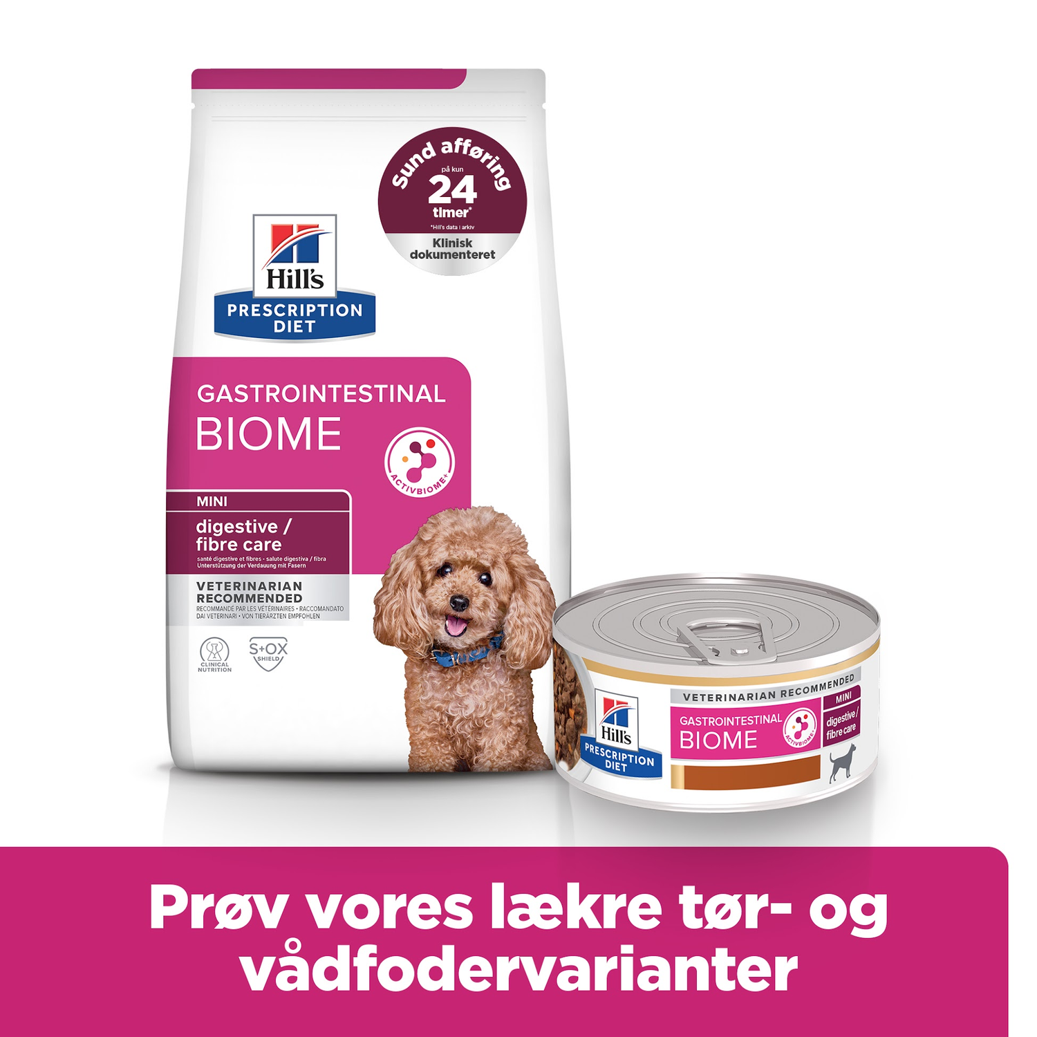 Hill’s PRESCRIPTION DIET Gastrointestinal Biome Mini tørfoder til hunde med kylling