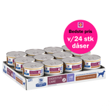 Hill's PRESCRIPTION DIET i/d Low Fat Mini Digestive Care vådfoder til hunde med kylling & tilsatte grøntsager 156g dåser