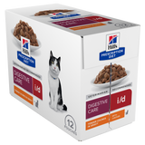 Hill's Prescription Diet i/d vådfoder til katte med mavetarmsygdomme 12x85g