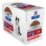 Hill's Prescription Diet i/d vådfoder til katte med mavetarmsygdomme 12x85g