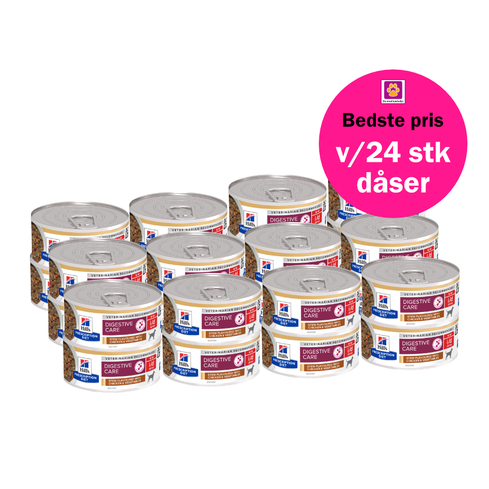Hill's PRESCRIPTION DIET i/d Stress Digestive Care Stew vådfoder med kylling & Vegetables 156g pr dåse