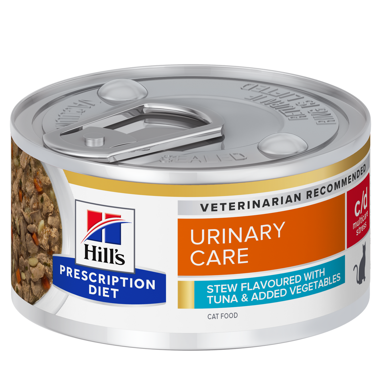 Hill's Prescription Diet c/d Multicare Stress Stew Tun - Urinvejsfoder til katte
