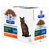 Hill’s PRESCRIPTION DIET m/d vådfoder til katte med kylling - 12x85g