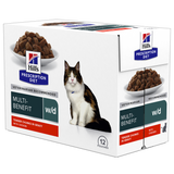 Hill’s PRESCRIPTION DIET w/d Multi-Benefit vådfoder til katte med kylling – 12x85g