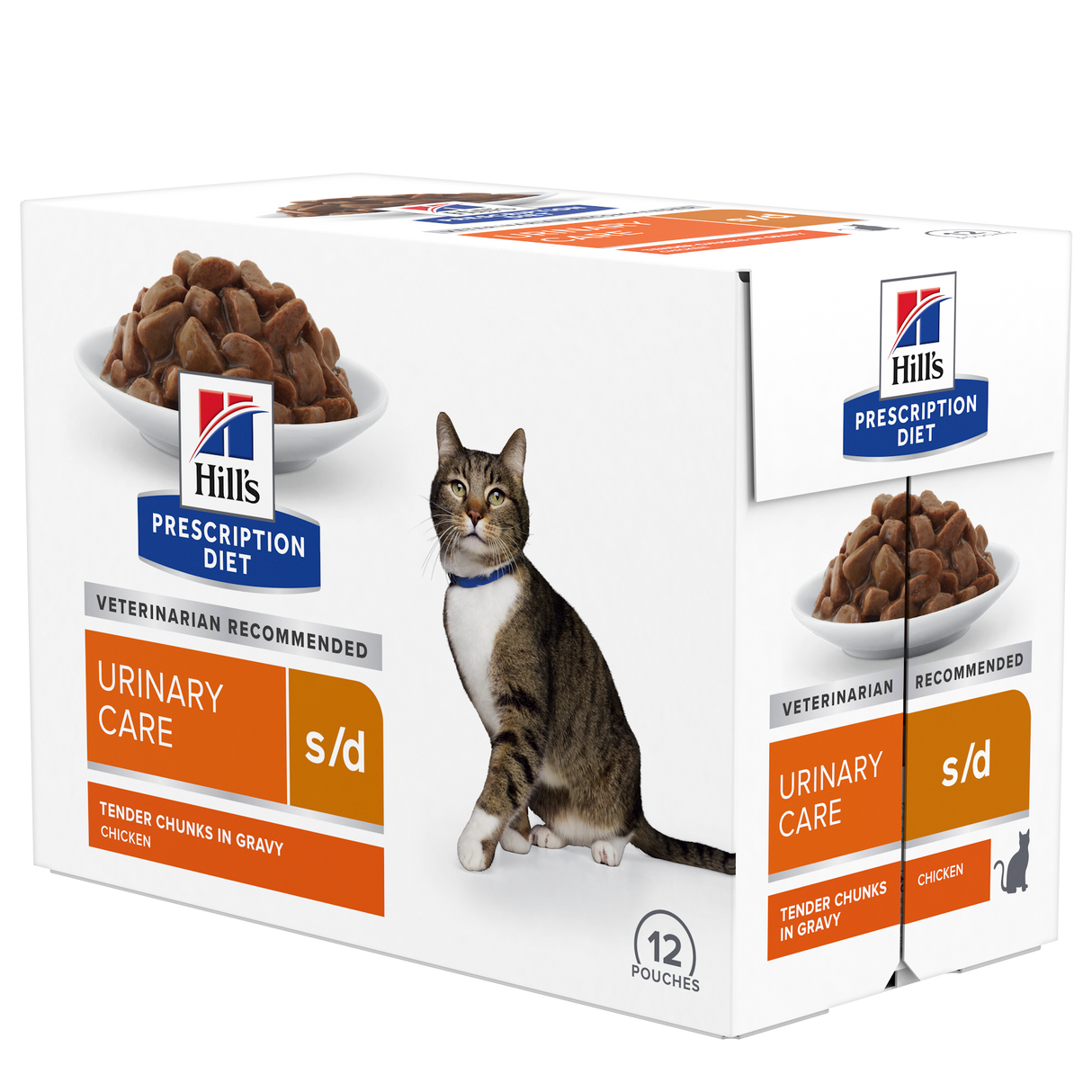 Hill’s PRESCRIPTION DIET s/d Urinary Care vådfoder til katte med kylling - 12x85g