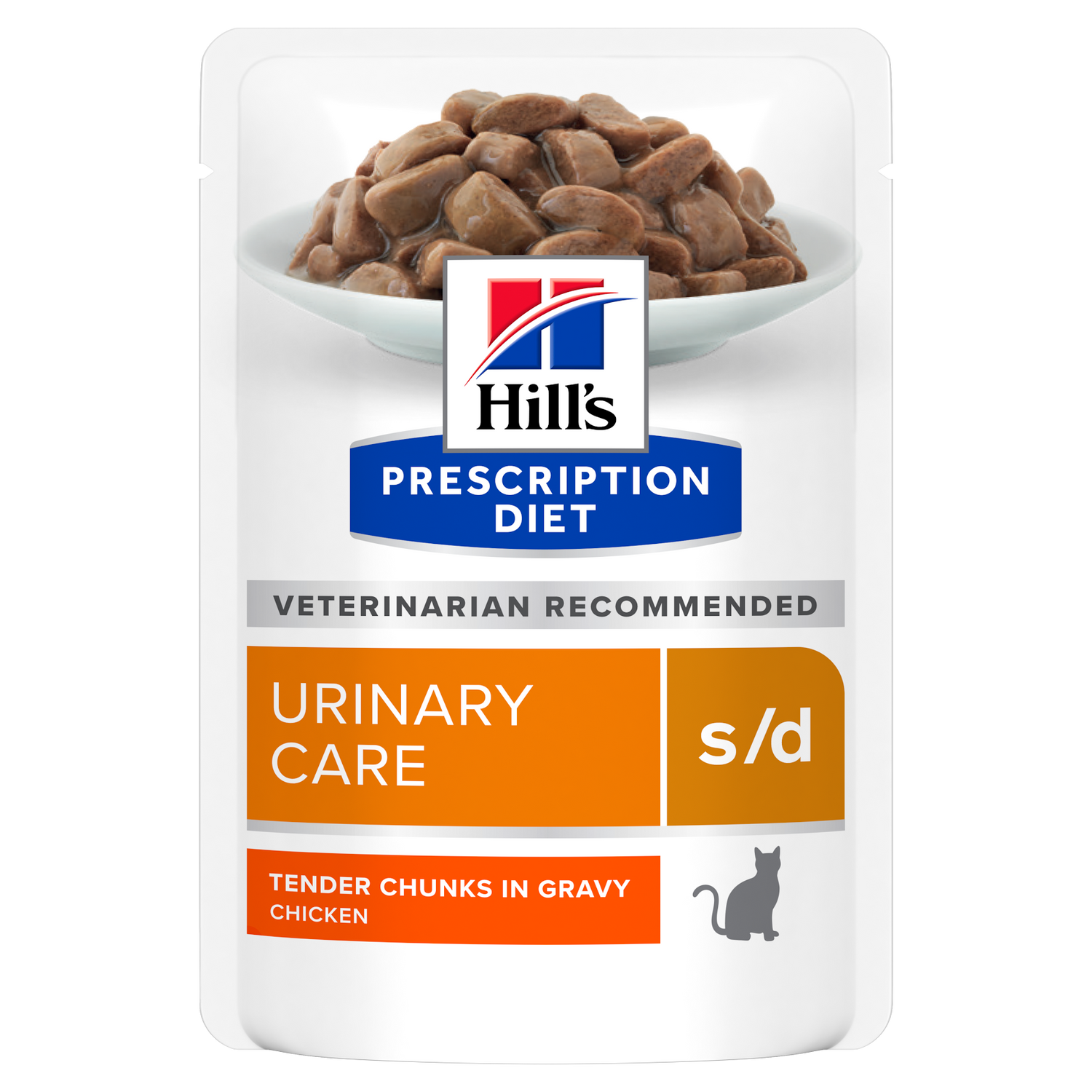 Hill’s PRESCRIPTION DIET s/d Urinary Care vådfoder til katte med kylling - 12x85g